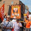 Pat, Davy and Lynn with Branch Banner