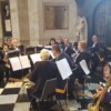Very fitting music played by Leyburn Brass Band for the occasion