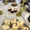 Selection of cakes and goody bags
