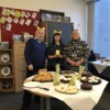 Joy, Tracey and Les at the GMB Cake Sale