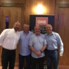 Regional Secretaries Billy Coates, Gary Smith and Neil Derrick with GMB General Secretary Tim Roache