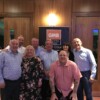 Regional Secretaries Billy Coates, Gary Smith and Neil Derrick with the Durham LA Branch