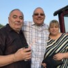 Les Timbey, David Clegg and Lynne Clegg