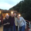 Les Timbey, Micky Hopper, Senior Organiser Steve Thompkins and Julie