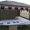 Our new merchandise gazebo