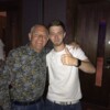 General Secretary Tim Roache with young member Luke Damestani