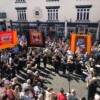 GMB banners from the balcony