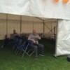 David Clegg having a well earned rest
