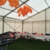 Inside the GMB tent