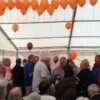 Inside the GMB tent