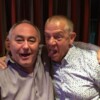 GMB General Secretary Tim Roache with Branch Officer Les Timbey