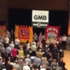 Davy and Les honoured to carry the Northern Region Banner