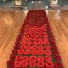 Poppy display at County Hall